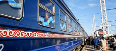 Специальный поезд ко Дню Победы отправился из Астаны в Павлодар
