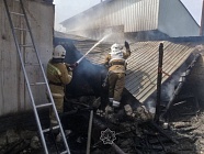 Сарай и кровля бани горели в Кызылординской области 